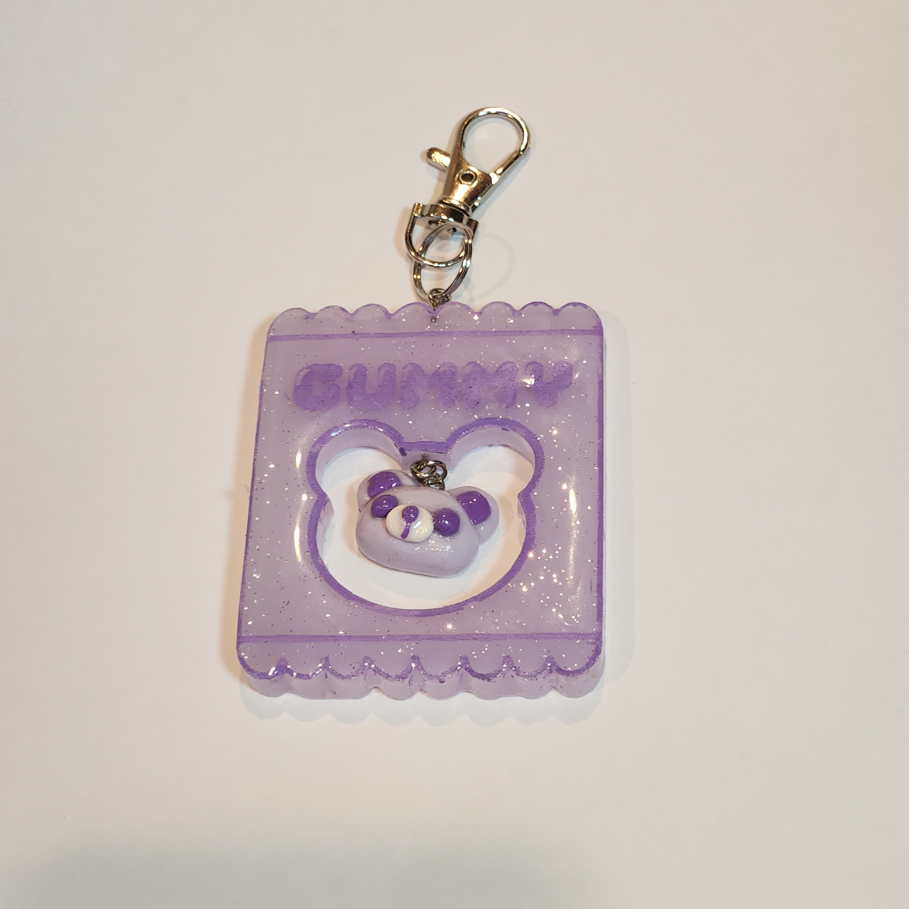 Bear Polymer Clay & Resin Keychain / Bag Charm