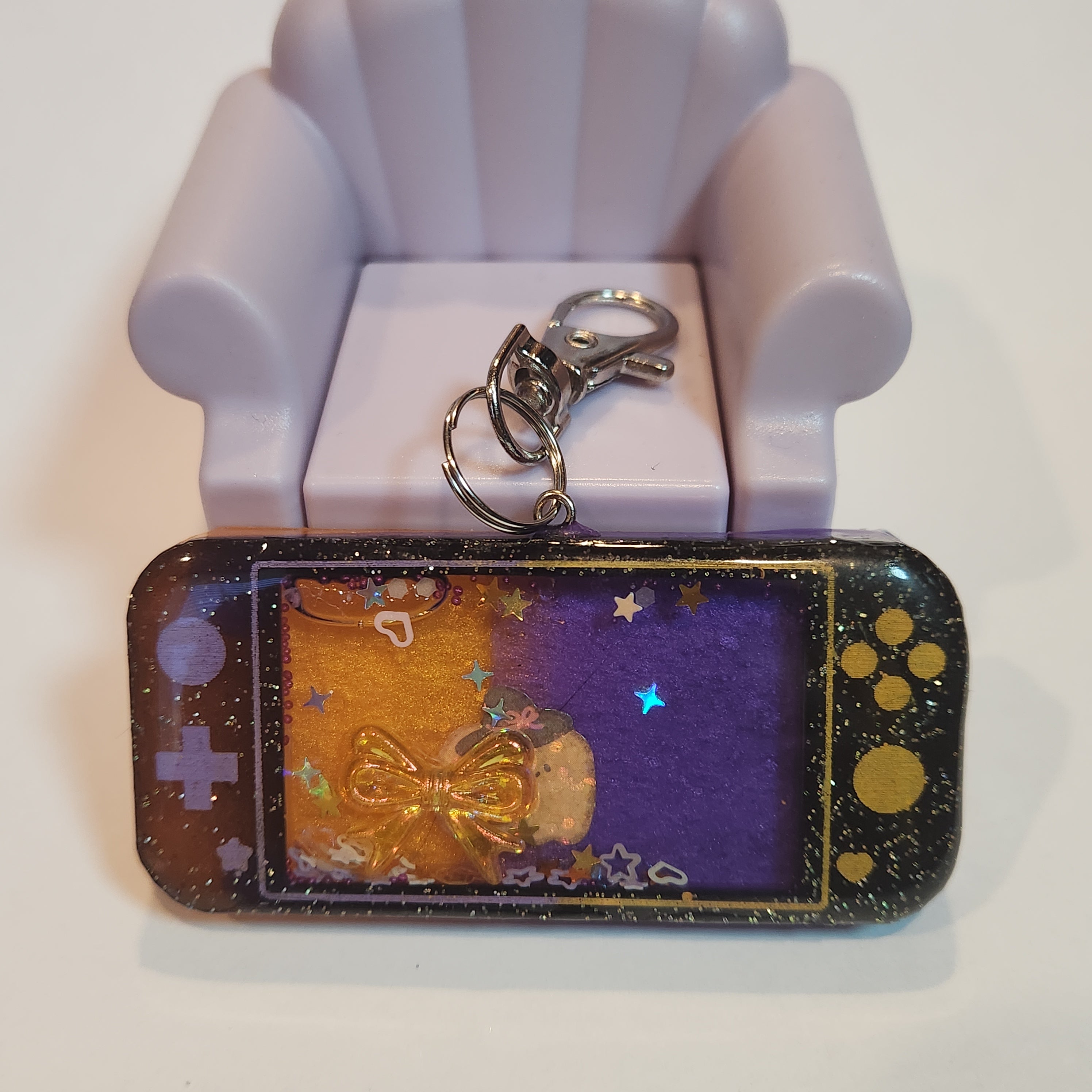 Halloween Spooky Switch Shaker Keychain / Bag Charm