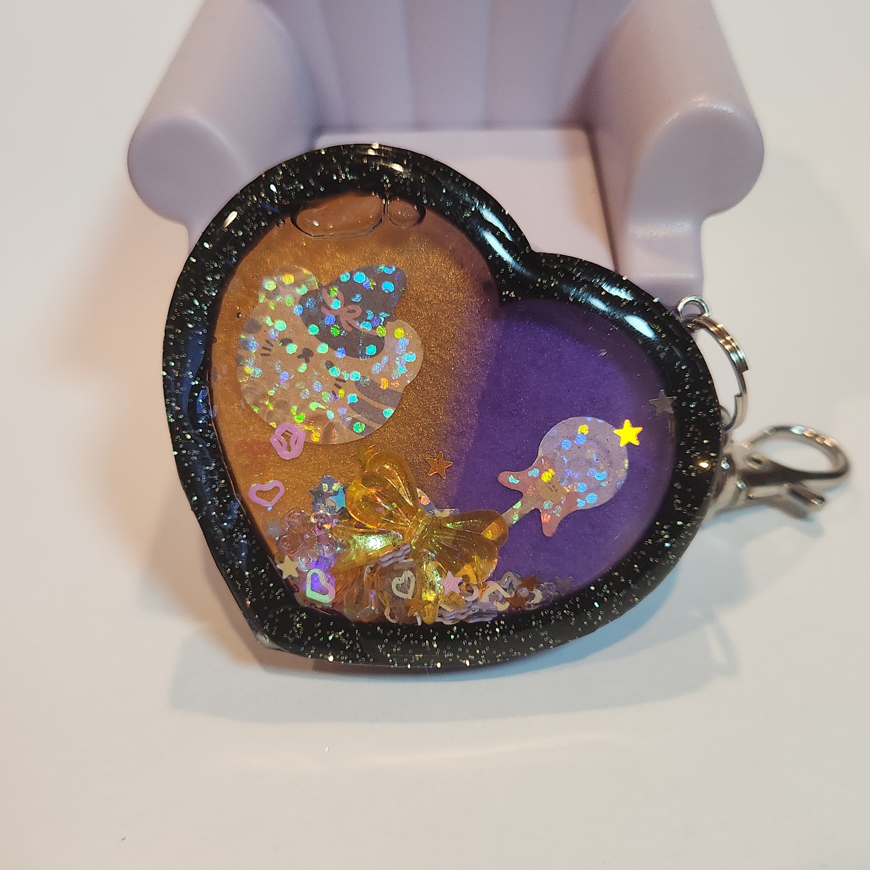 Heart Shaker Keychain / Bag charm