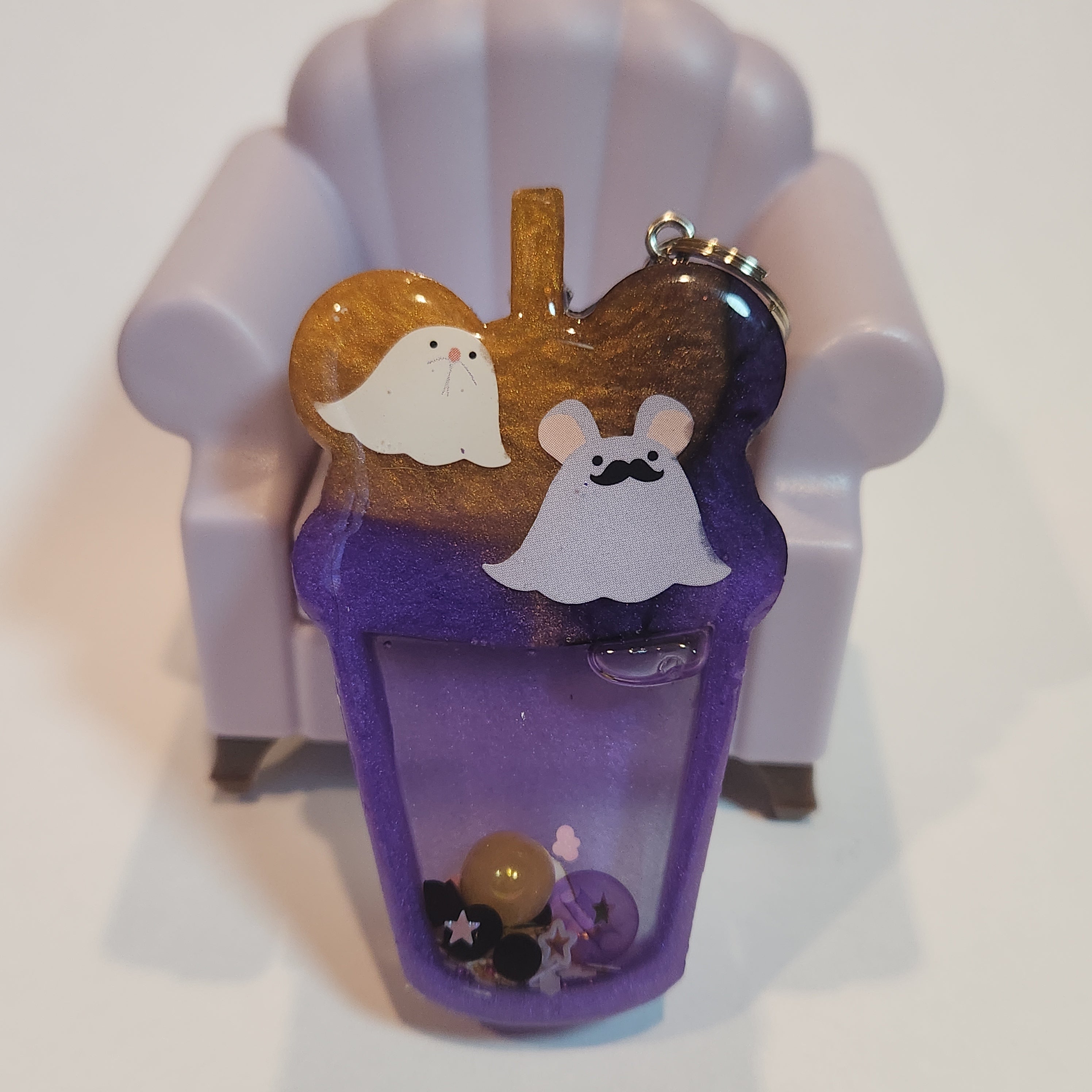 Bear Boba Shaker Keychain / Bag Charm